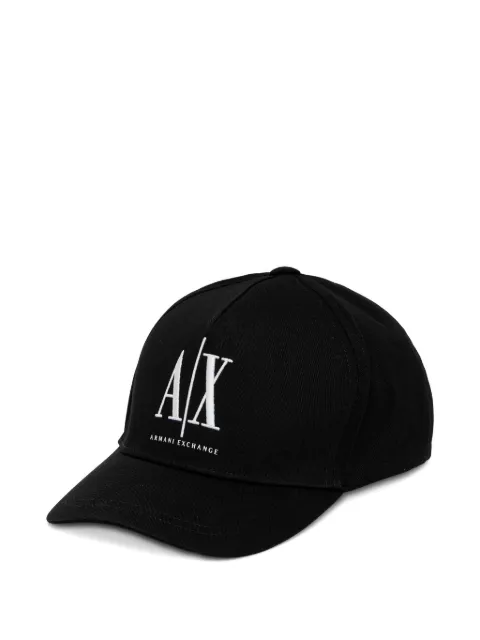 Armani Exchange logo-embroidered baseball cap Black XW001179AF14711