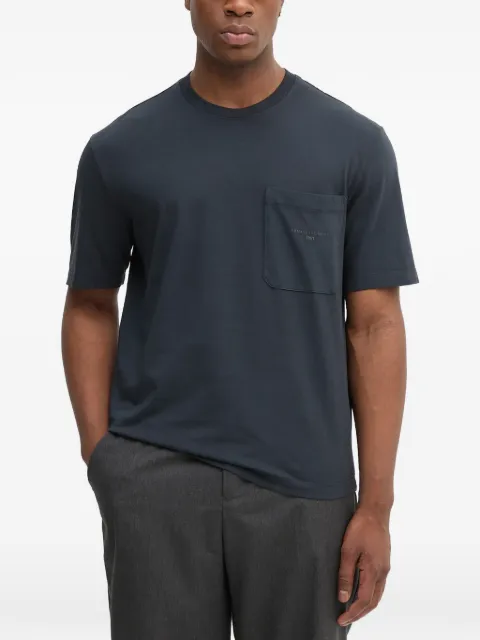 Armani Exchange chest-pocket T-shirt Blue XM001072AF16283