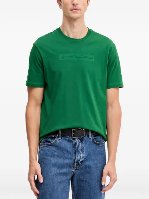 Armani Exchange logo-debossed T-shirt Green XM001414AF16432