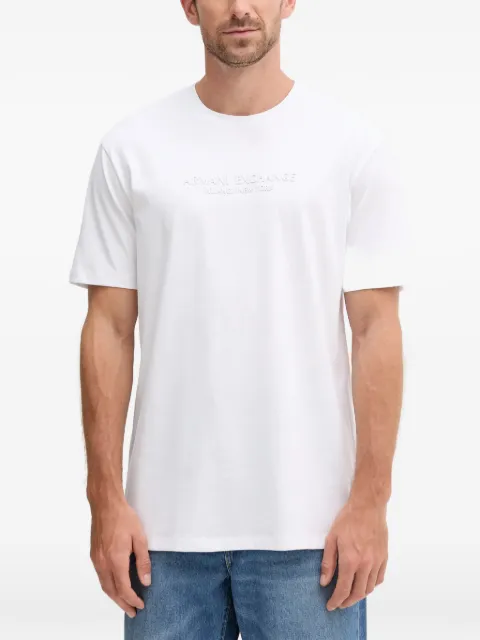 Armani Exchange logo-embossed T-shirt White XM001280AF10361