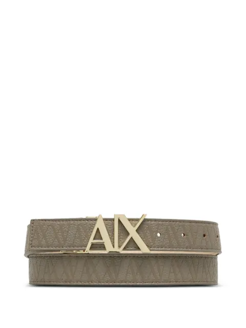 Armani Exchange logo-buckle belt Neutrals XW001203AF19298