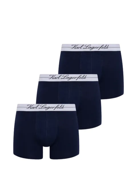 Karl Lagerfeld Hotel Karl boxers (pack of three) Blue A1M470892FM