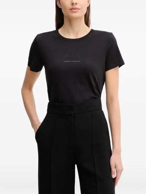 Armani Exchange logo-detail T-shirt Black XW001459AF10356