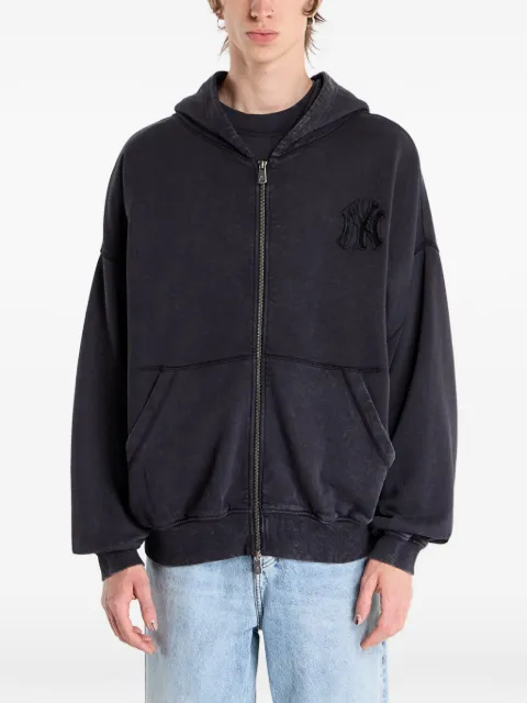 NEW ERA CAP zipper hoodie Black 60771646