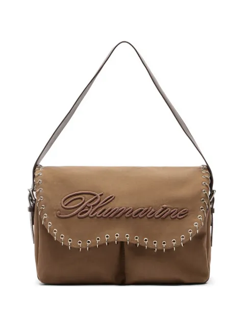 Blumarine embroidery embellishment shoulder bag Neutrals HW127A