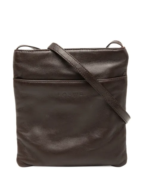 Loewe Pre-Owned 2014 Nappa Leather crossbody bag Brown NE4RSTXKG2KVW7ZF