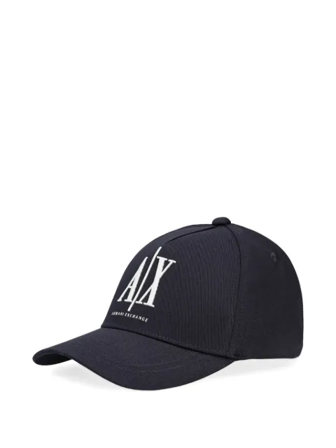 Armani Exchange embroidered-logo baseball cap Blue XM000811AF13343