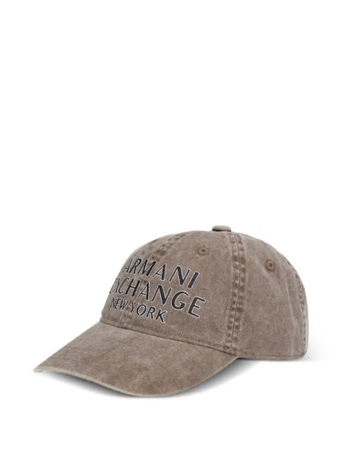 Armani Exchange logo-detail cap Brown XM002025AF15502