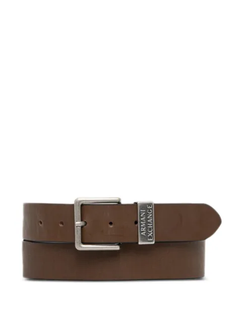 Armani Exchange metal hardware belt Brown 951186CC528