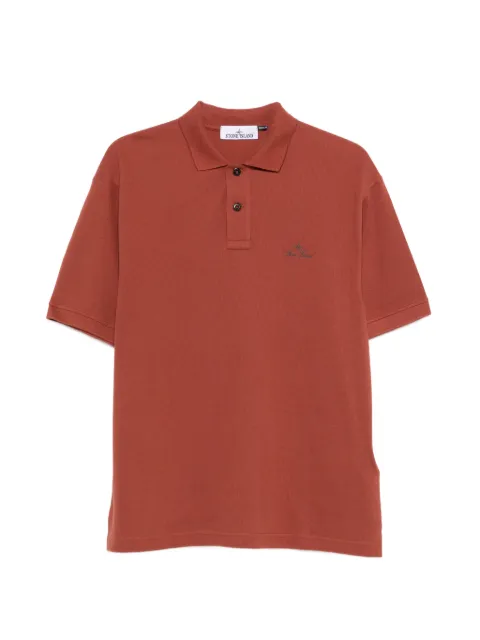 Stone Island button polo shirt Red L1S152200001S0039