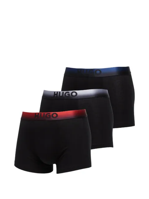 HUGO logo-detail boxers set (set of three) Black 50556563960