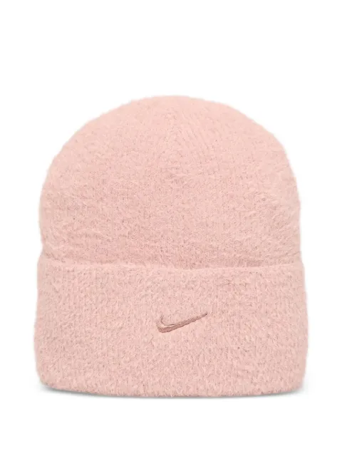 Nike logo-embroidery beanie hat Pink HQ0369624