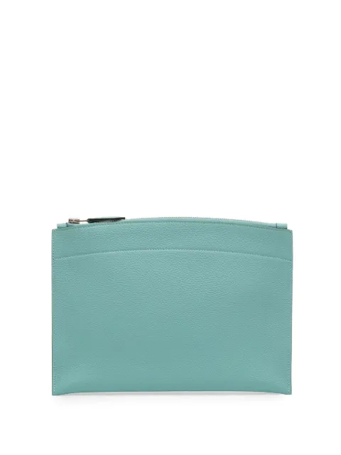Hermès Pre-Owned 2015 Small Togo Bazar Pouch clutch bag Blue TCWZRQ8HO8A9ZO6V