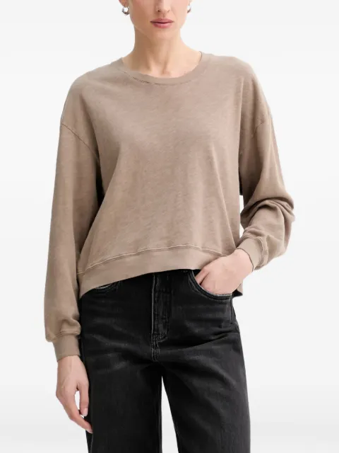 American Vintage dropped-shoulder long-sleeve sweatshirt Brown SON02IG