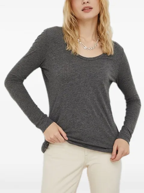 American Vintage long-sleeve T-shirt Grey JAC49