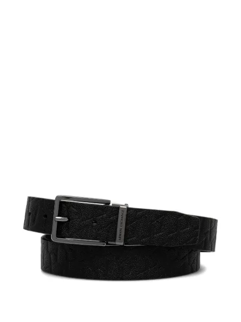 Armani Exchange textured belt Black XM000677AF12133
