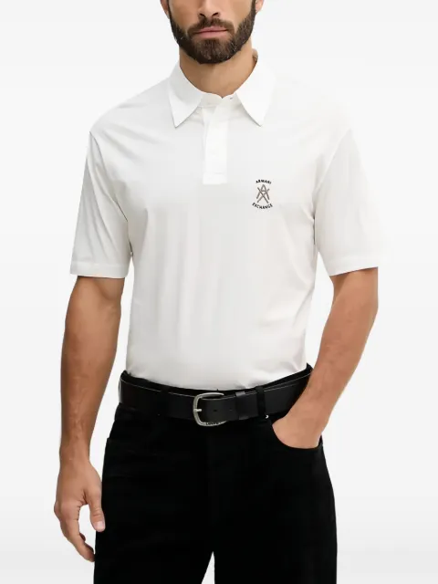 Armani Exchange logo polo shirt White XM002209AF10364
