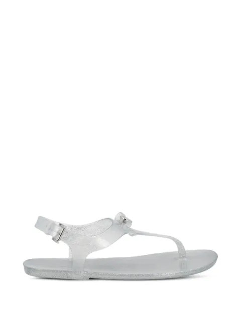 Michael Michael Kors logo-detail sandals Silver 40S6EVFA3Q