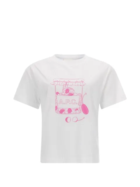A.P.C. graphic T-shirt White COHBMF26619AAB