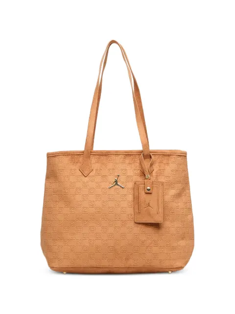 Jordan monogram-pattern tote bag Brown MM9206X6X