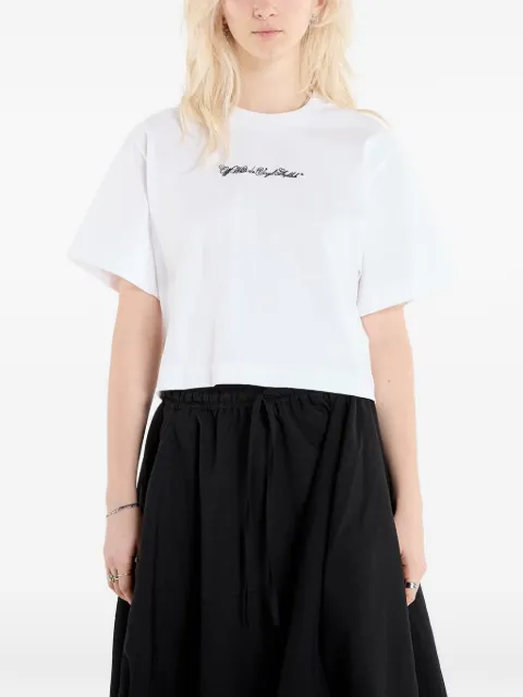 Off-White Arrow-graphic T-shirt White OWAA090S26JER0030110
