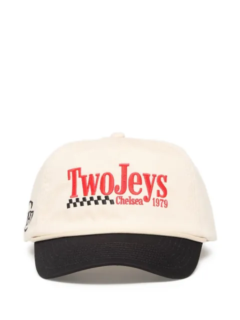 TWOJEYS logo-embroidery baseball cap Neutrals 20922031800