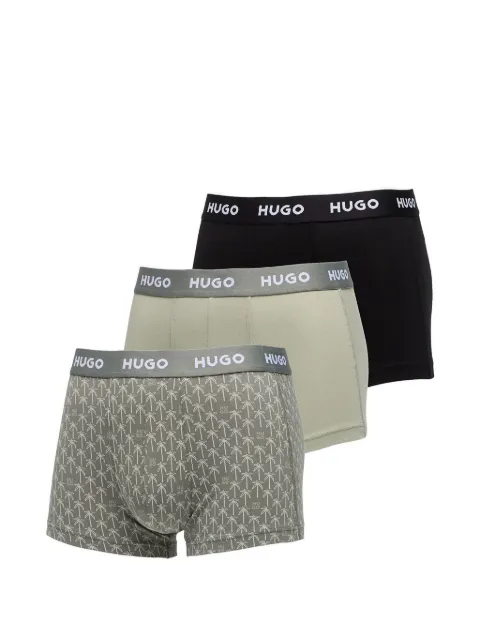 HUGO logo boxer briefs (set of three) Green 50532550971