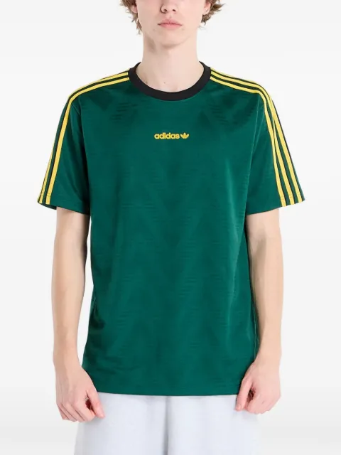 adidas logo-detail T-shirt Green KE3337