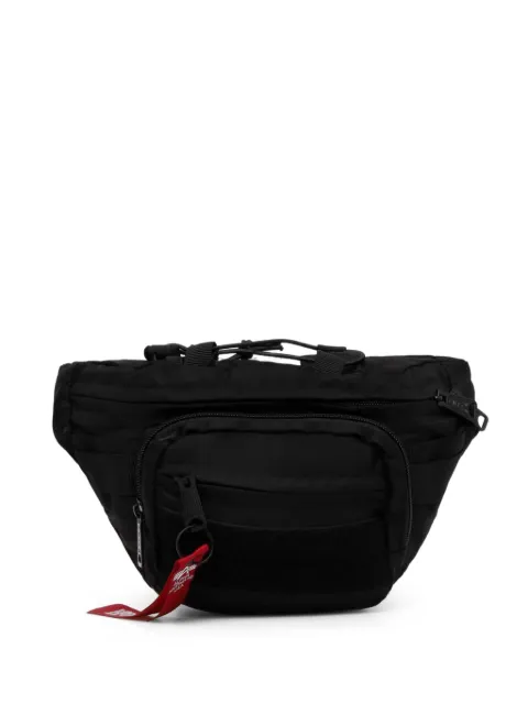 Alpha Industries zip-up belt bag Black 128925