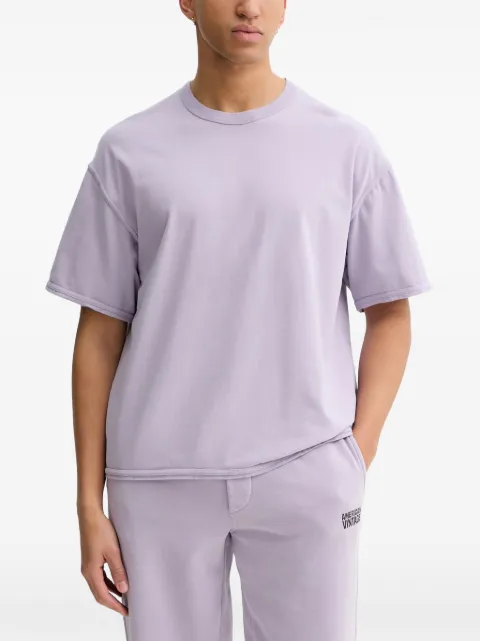 American Vintage Fazy short-sleeve T-shirt Purple MFAZ02C