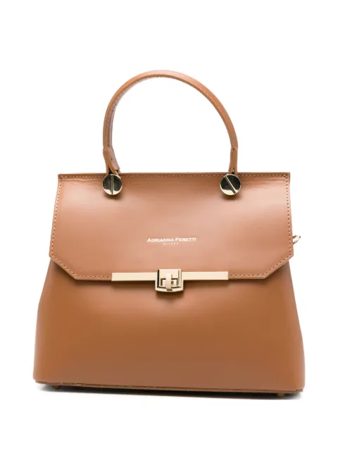 ADRIANNA FERETTI top handle tote bag Brown 659625201BRW