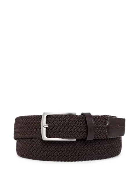 Aeronautica Militare elastic braided belt Brown CI0307UCT03454