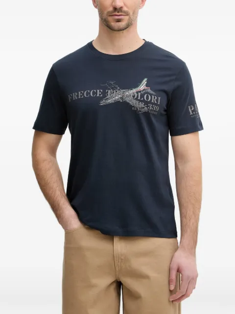 Aeronautica Militare MB-339 aircraft-print T-shirt Blue TS2541UJ00727