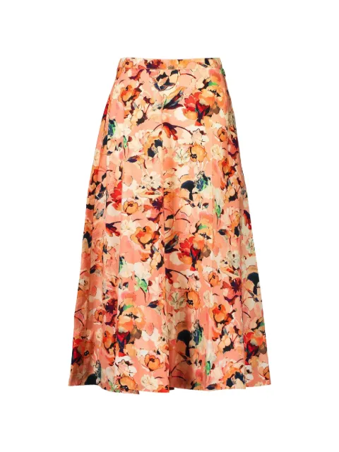 Ulla Johnson Sophea floral midi skirt Orange SP260327CMLA