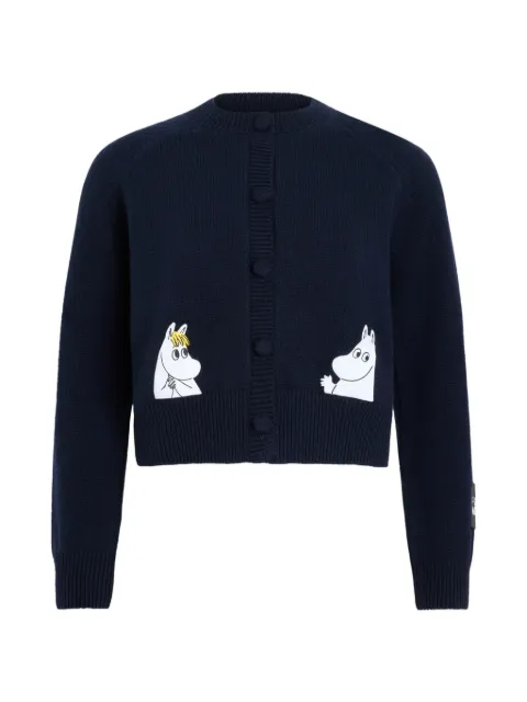 Patou x Moomin Snorkmaiden cardigan Blue KN31180645088