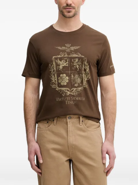 Aeronautica Militare graphic-print T-shirt Brown TS2540UJ00727