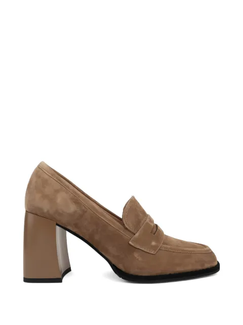 LINDA BAUMANN block heel loafers Neutrals 658525209BEI