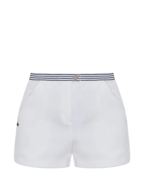 Lacoste striped-waistband shorts White GF9835