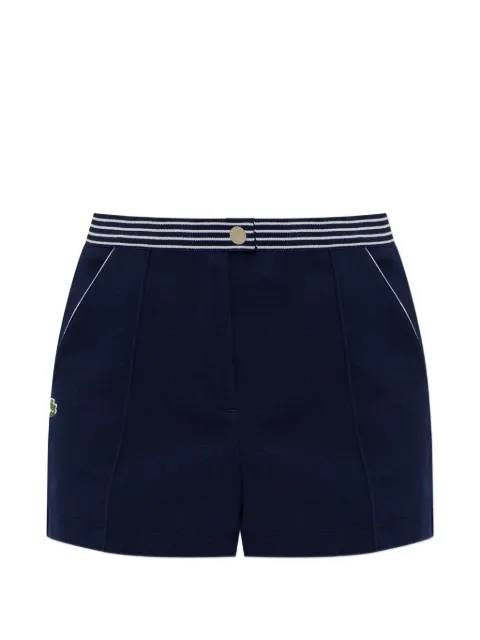 Lacoste striped-edge shorts Blue GF9835
