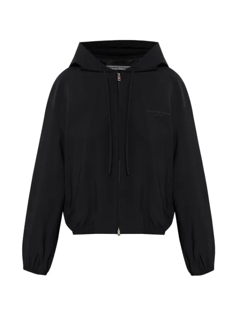 Alexander Wang zip-up hoodie Black 1WC2262723001