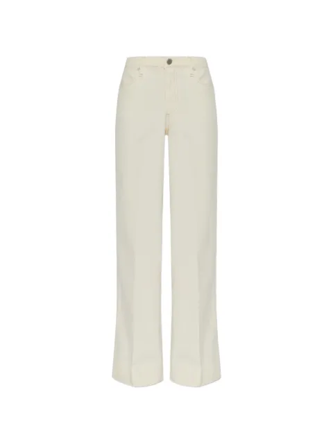 rag & bone flared cotton trousers Neutrals RJ0226S1VEC