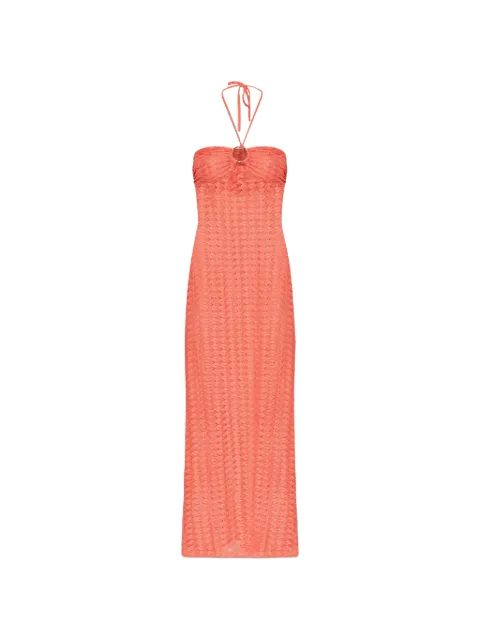 Melissa Odabash Harriet halterneck maxi dress Orange HARRIETSS