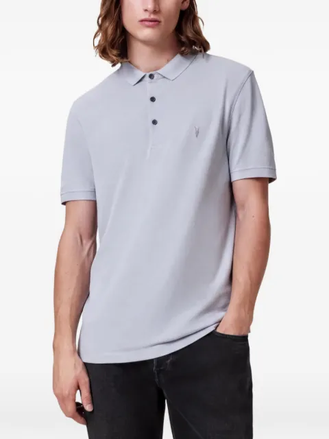 AllSaints Reform short-sleeve polo shirt Blue M075PB