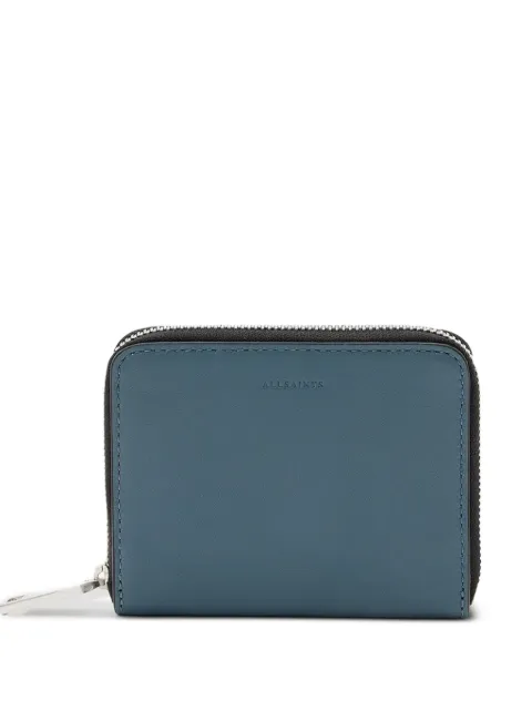 AllSaints Lena zip-fastening wallet Blue W130XC