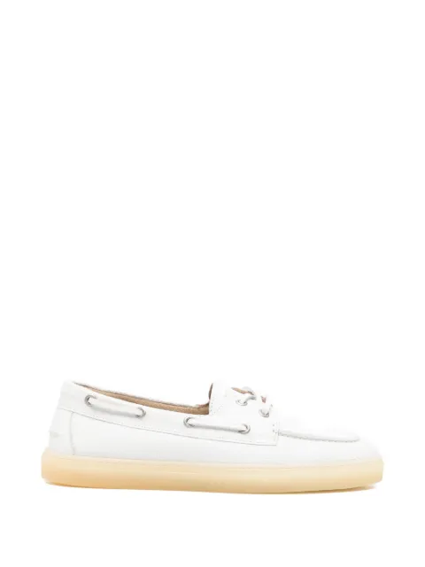 Copenhagen tie-fastening leather loafers White S6CPH160CRA