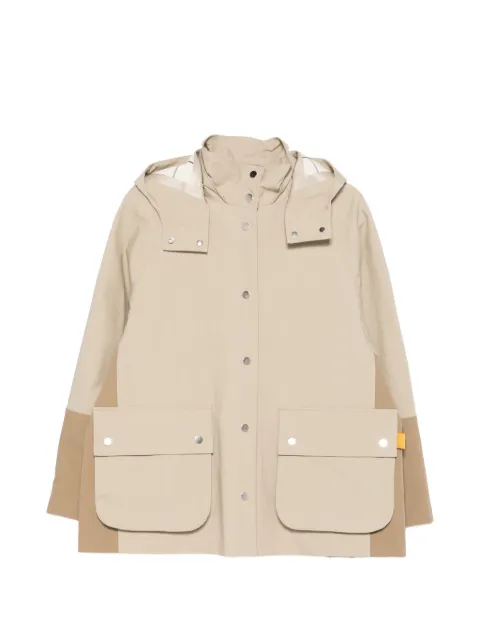 OOF WEAR pocket hooded carcoat Neutrals 261WOOF15000OOOM