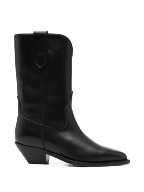 Via Roma 15 panelled ankle-length boots Black 4680
