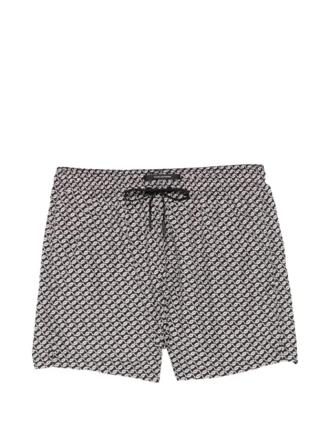 Tagliatore Honolulu geometric-print swim shorts Black HONOLULUPENTE2605