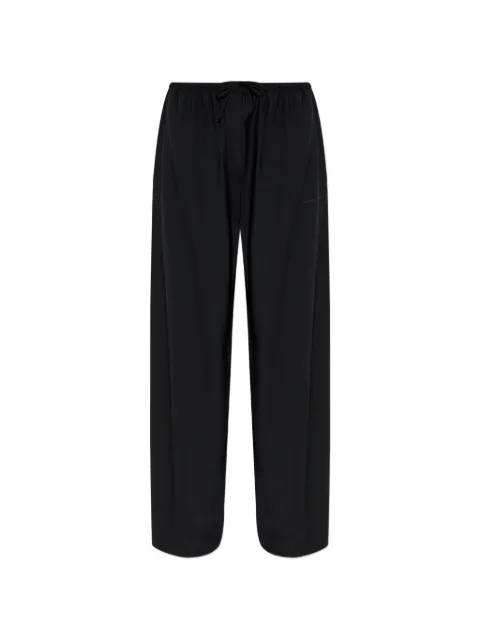 Alexander Wang drawstring-fastening logo-detail trousers Black 1WC2264504001