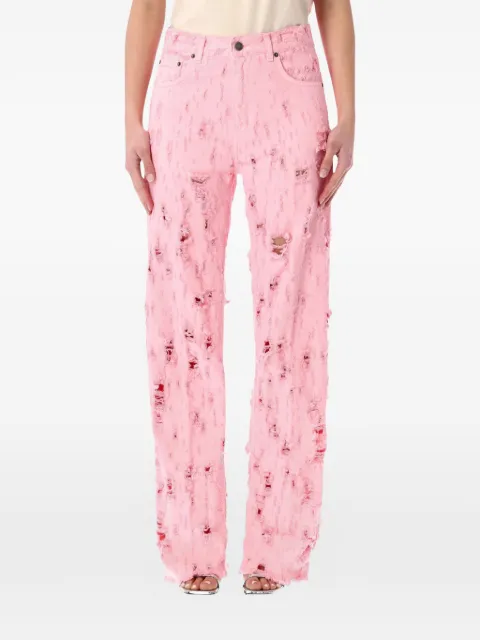 Haikure Bethany destroyed jeans Pink HEW03330GF180PXD